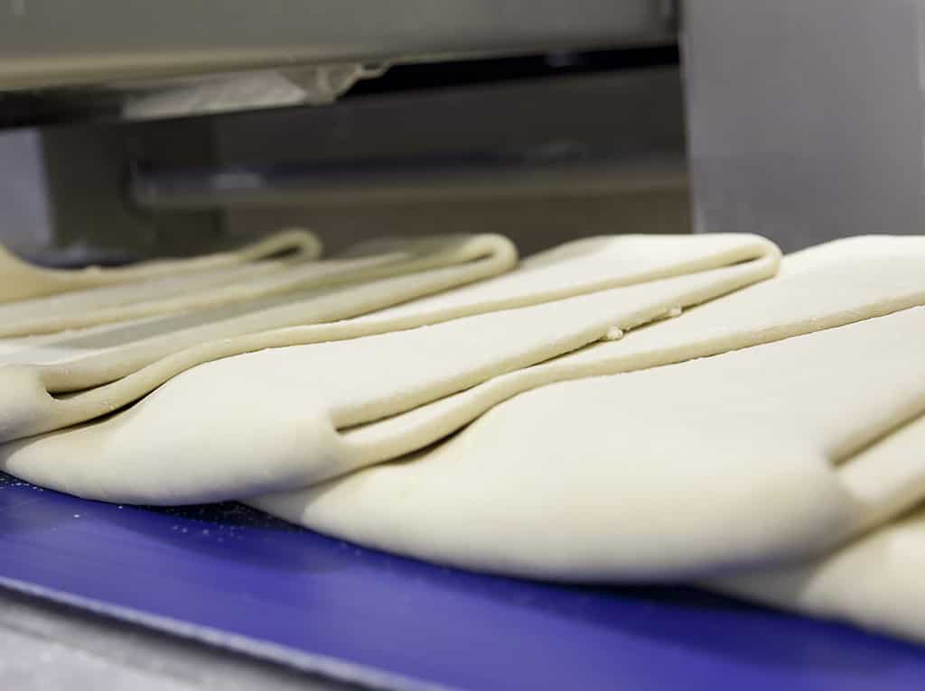 Machined Dough Using Yeast With Reducing Power