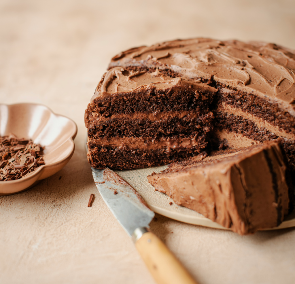 Chocolate Creme Cake made with Inventis mix